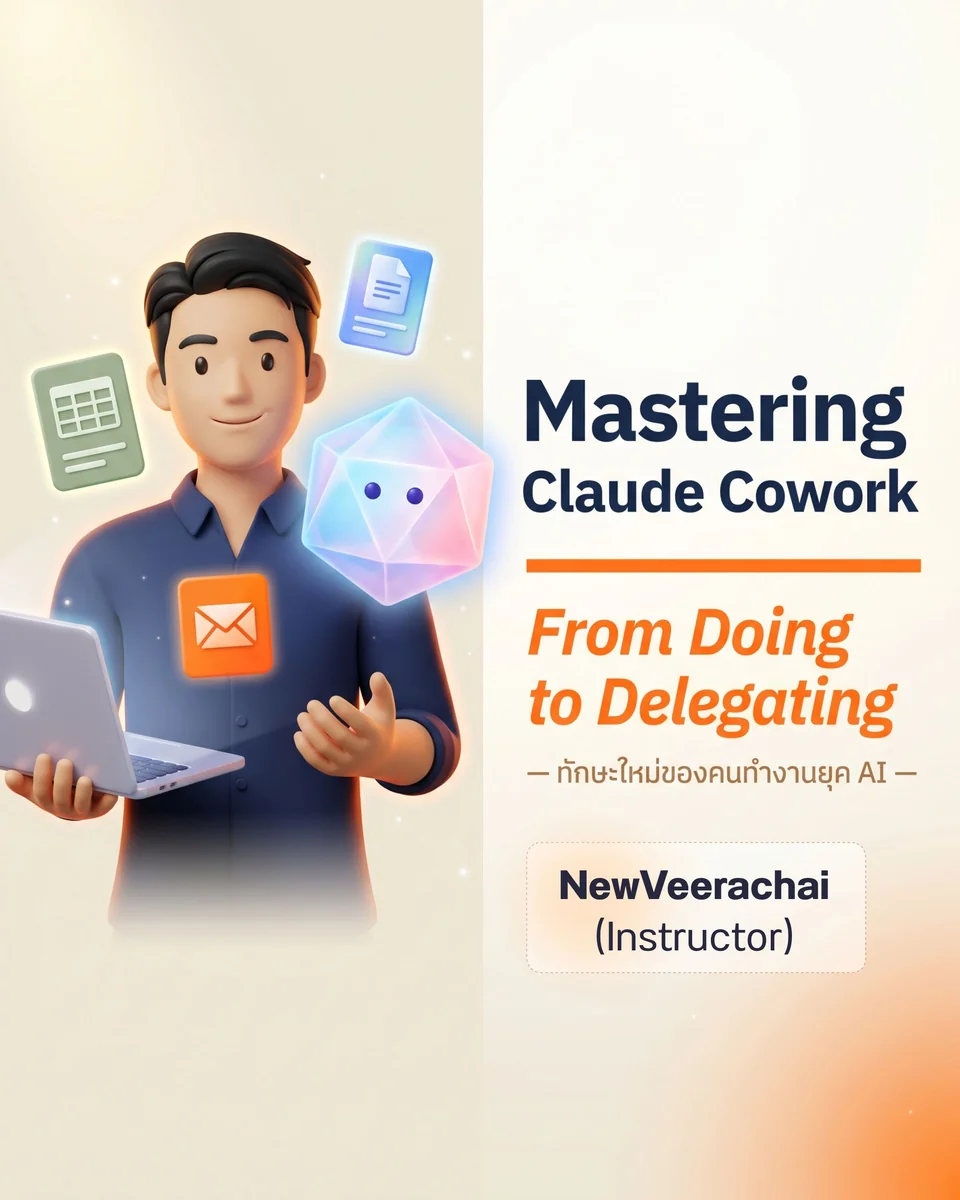ปกคอร์ส Mastering Claude Cowork