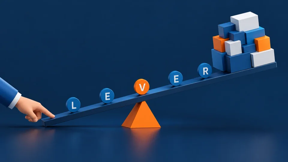 คานงัด LEVER: เลือกจุดออกแรงที่ยกงานทั้งระบบได้