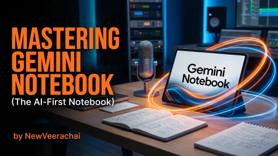 ภาพปกคลิปทดลองเรียนที่ปรับชื่อเป็น Mastering Gemini Notebook
