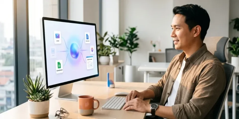 ภาพประกอบจากหน้าคอร์ส Gemini: ใช้ AI ช่วยจัดการงานในแต่ละวัน