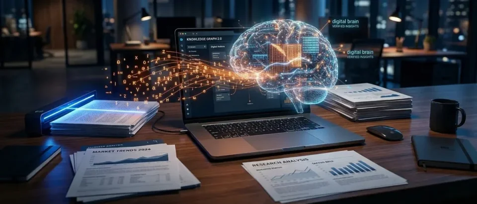 ภาพประกอบกระบวนการสร้าง Presentation ด้วย Gemini จากหน้าคอร์สเดิม